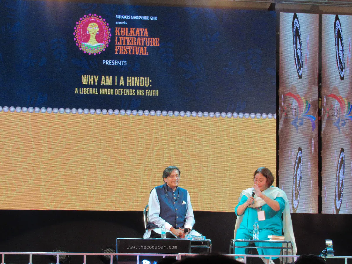 Shashi Tharoor's session at Kolkata Literature Festival 2018